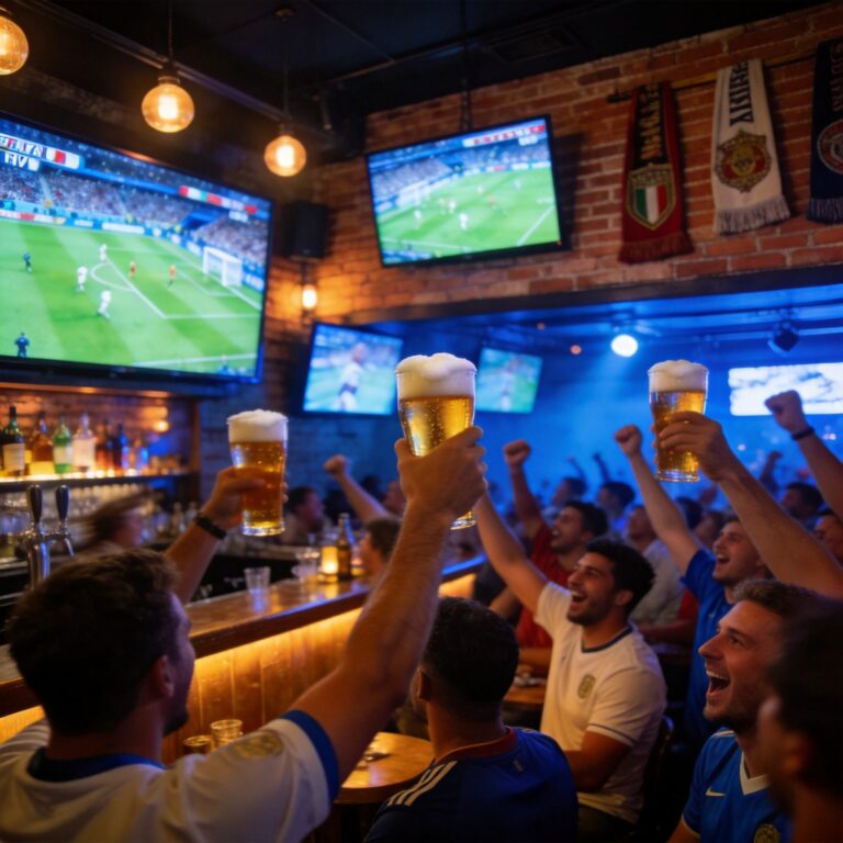 Bar à Nice pour regarder la Coupe du Monde FIFA
