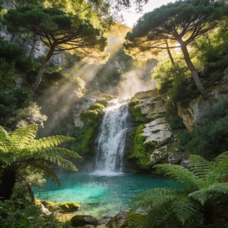 Cascata cachée près de Nice — canyon Vésubie