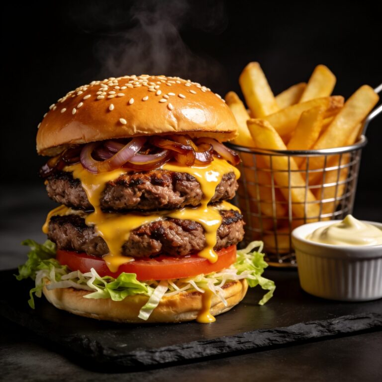 Smash burger gourmet à Nice — pasta brioché et frites maison